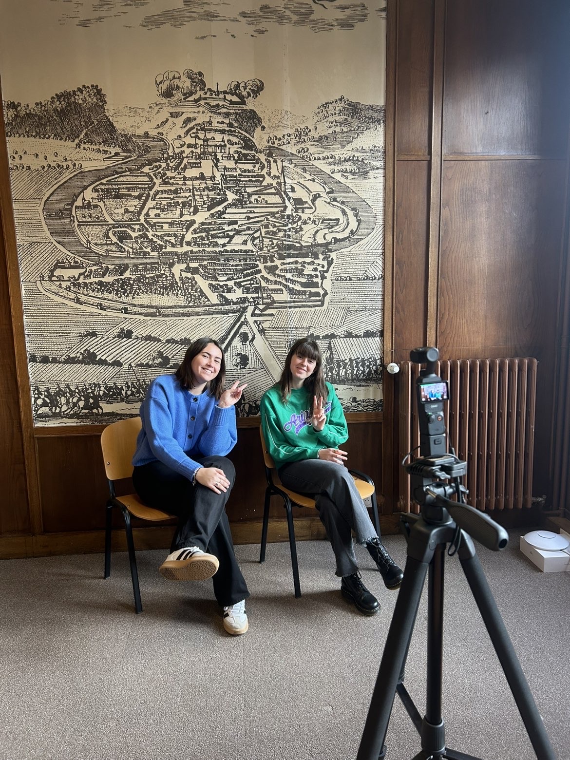 photo d'une interview